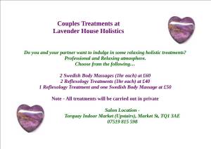 Couples treatments carried out individually